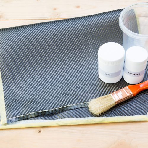 הכנה עם אפוקסי להספגת קרבון